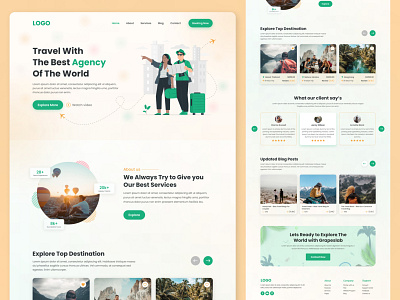 Travel Landing page