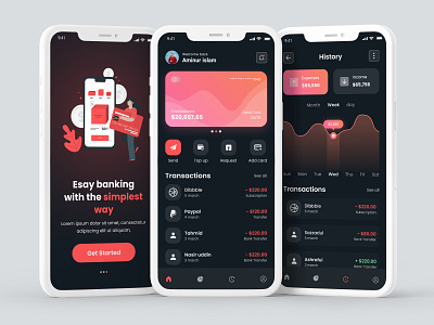 Online Banking App Design