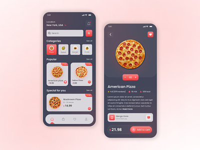 Food Delivery App design 🍕