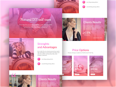 Beauty Design Template beauty cosmetic design femine keynote pink powerpoint presentation template web webdesign wellness