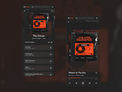 Music App UI Design app design music music app ui uidesign ux