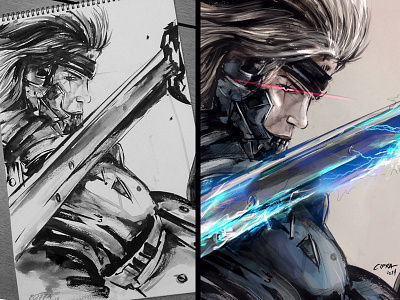 Raiden Illustration (Winner) chosen by Platinum Games