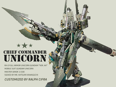 Gunpla Builders World Cup 2014 Entry: Full Armor Unicorn Gundam armor camouflage custom design gbwc2014 gundam gunpla mastergrade paint toy unicorn