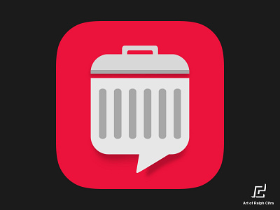 Trash Talk Icon android app apple application dota game icon illustration ios mobile talk