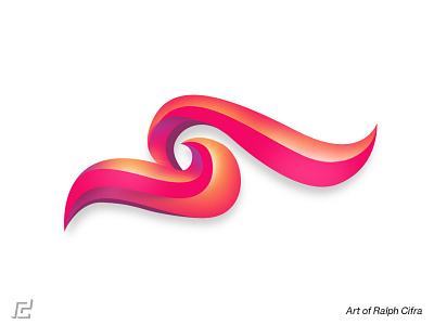 Wave Logo Concept art color concept design digital dynamic flow illustration logo photoshop wave