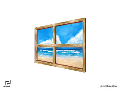 WINDOWS LOGO (Painted Version) art color design digital logo os paint photoshop wacom windows