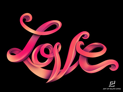 Love Typography Design art color design handlettering illustration lettering love sketch text typography