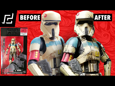 STAR WARS BLACK SERIES SCARIF TROOPER CUSTOM custom design rogue one scarif starwars toy trooper