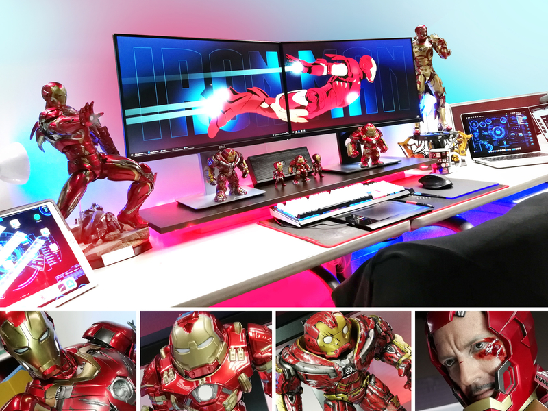 iron man desk pendulum