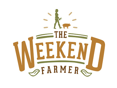 THE WEEKEND FARMER LOGO DESIGN