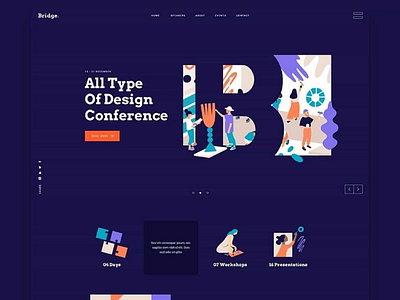 Bridge Design Landing page