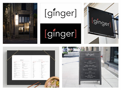 Ginger: Restaurant Branding branding design restaurant
