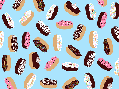 Illustration donuts illustration pattern