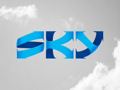 Sky Logo design logo sky typography