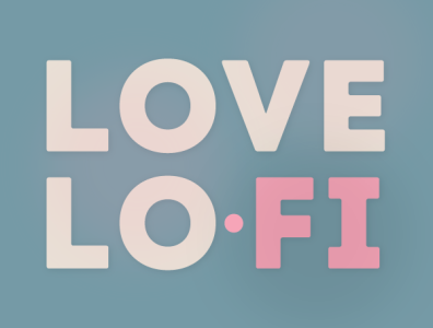 Love Lo.Fi illustrator lo fi lo.fi lofi love pink playlist poster round soft spotify