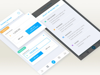 [50 Weekly UI Challenge] Auto Tax mobile ui