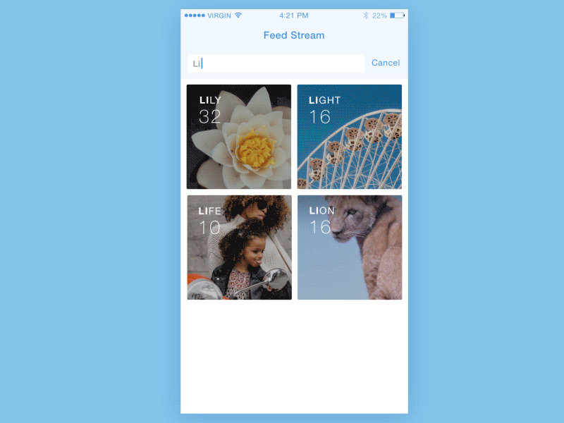 [50 Weekly UI Challenge] Photo loading animation mobile ui