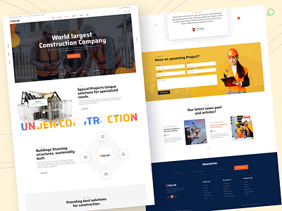 ROLAR - Construction Landing Page