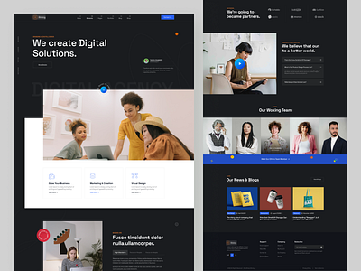 Creative Digital Agency Landing Page