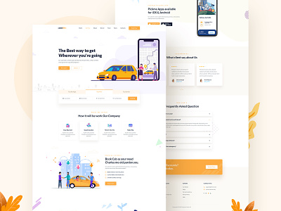 Online Taxi booking agency bike booking booking from cab car car online bookig car service clean creative design online service ordering rental taxi taxi booking taxi service ui ux website websites