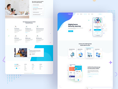 Security  Landing page