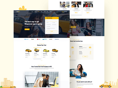 Car Rental agency car car booking car service clean creative design illustration art landing minimal online booking pickup rental service taxi taxi booking typography ui ux website