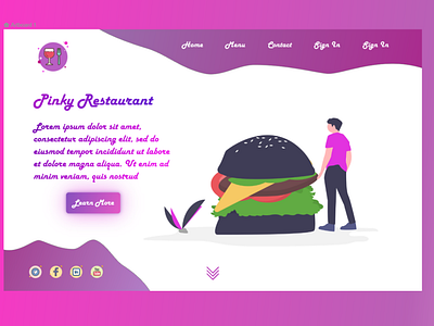 Restaurant Landing Page 2