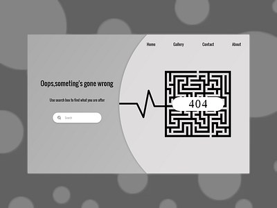404 Page 404 404 error 404 error page adobe xd design ui user experience user interface ux webdesign