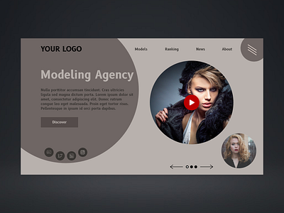 Modeling Landing Page