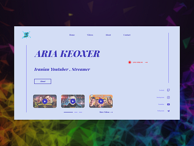 Gaming Landing Page (aria keoxer) 2 adobe xd game gaming landing page landing page design photoshop ui user experience user interface ux web design website