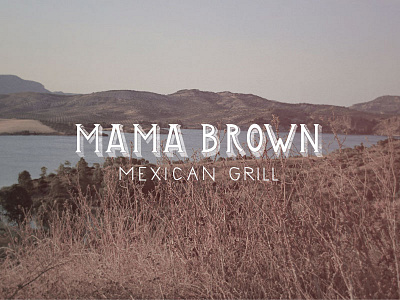 Mamma Brown Logo branding design food hand lettering identity lettering logo design restaurant type typography