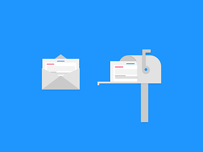 You've got mail atomic atomic.io email flat icon design icons illustrations newsletter ui