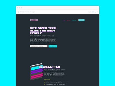 Chargd 8bit Redesign 8bit landing page nostalgic pixel pixelart pixelated