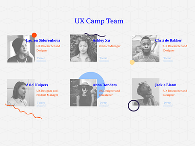 Amstedam UX Camp – Team amsterdam amsterdamux barcamp bold type conference event geometric illustration landing page ux uxcamp website