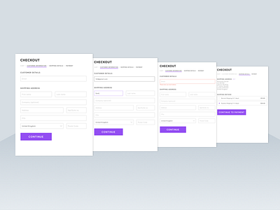 Checkout flow cart checkout fields form online shop store ui ux