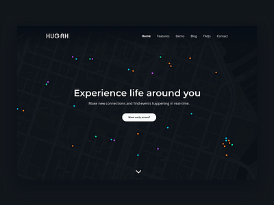 Hugah App Landing Page