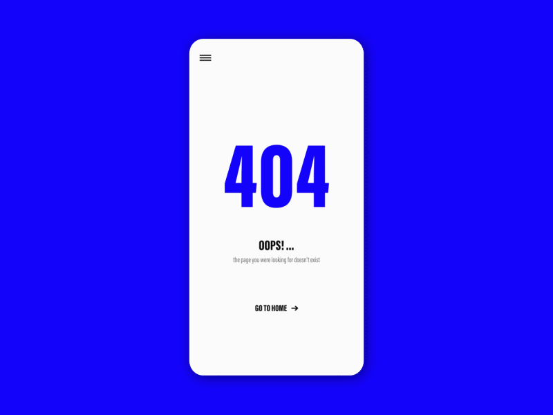 Daily UI 008 • 404 Page daily ui dailyui ui uidesign uiux ux ux design uxdesign webdesign