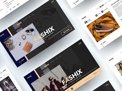 Fashix Web Store adobexd aftereffects app branding mobile ui ui design uidesign ux ux design web design