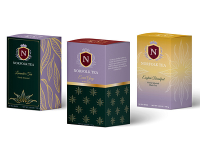 Norfolk Tea packaging