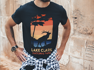 Lake Clark Merchandise design