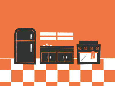 Orange Kitchen