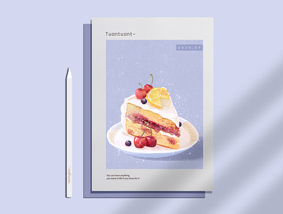 cake design illustration ui