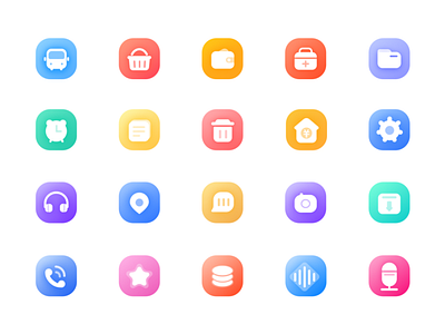 icon exercise app design icon ui ux