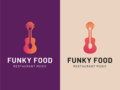 Music logo food app food illustration foodie logo design logos logosai logoset logotype minimal musician