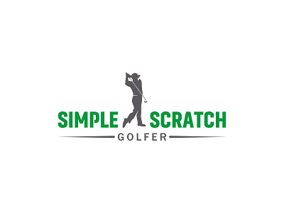 Golf Logo branding flat gold golf golfer google illustrator logo logofolio modern new logo 2020 tranding type typography vector