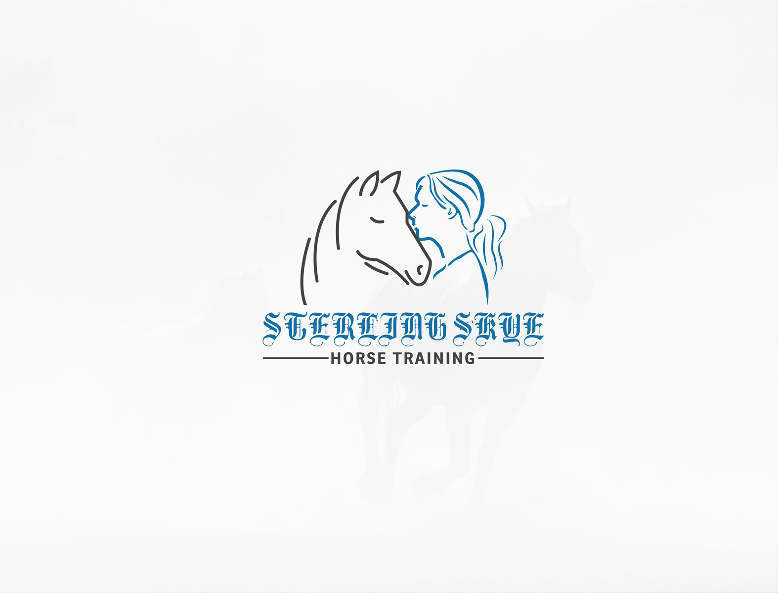 Horse training logo by Sahrear hossen on Dribbble
