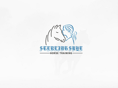 Horse training logo