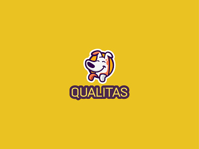 Qualitas Logo branding design illustrator lettering logo minimal type typography vector web