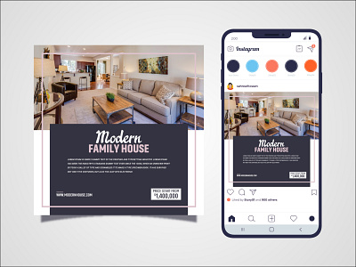 Real Estate Instagram Post