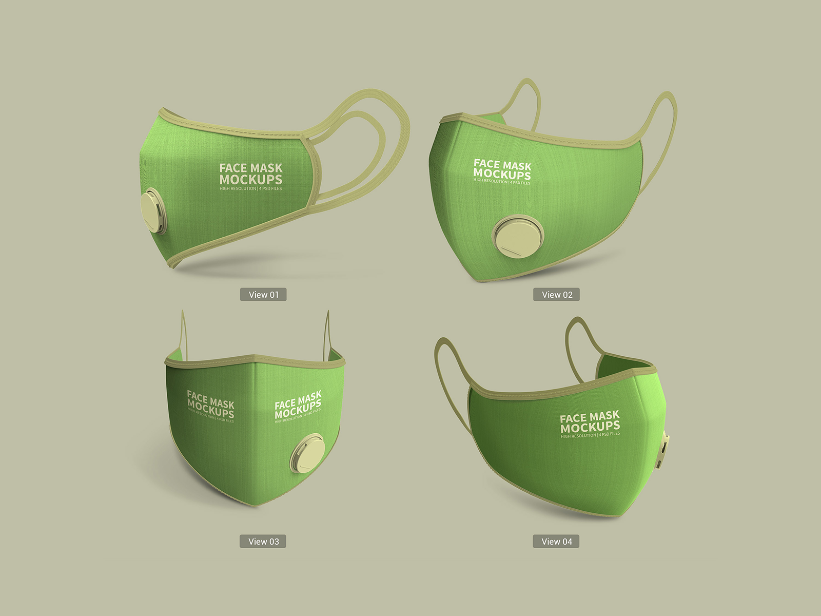 Download Face Mask Mockups by Shaike Rintu on Dribbble